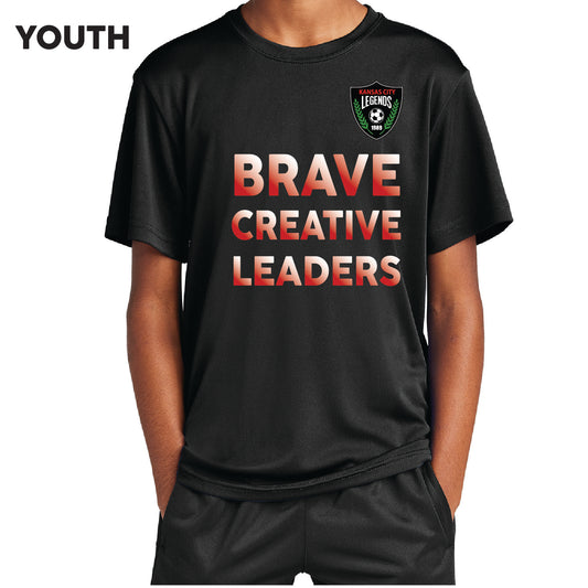 Youth Brave Creative Leaders Gradient - Performance SS