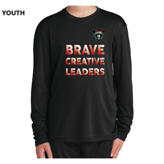 Youth Brave Creative Leaders Gradient - Performance LS