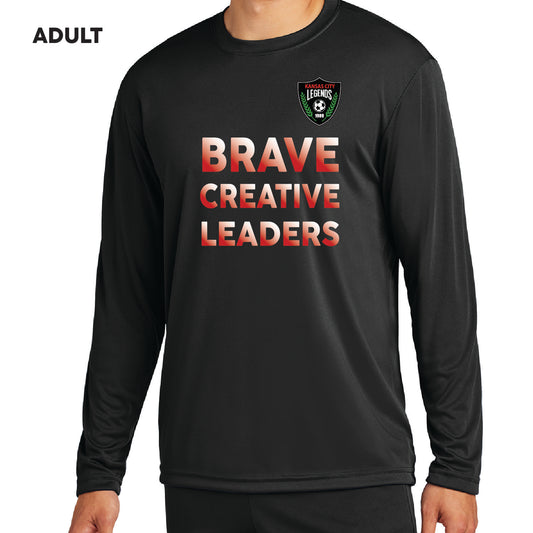 Adult - Brave Creative Leaders Gradient - Performance LS