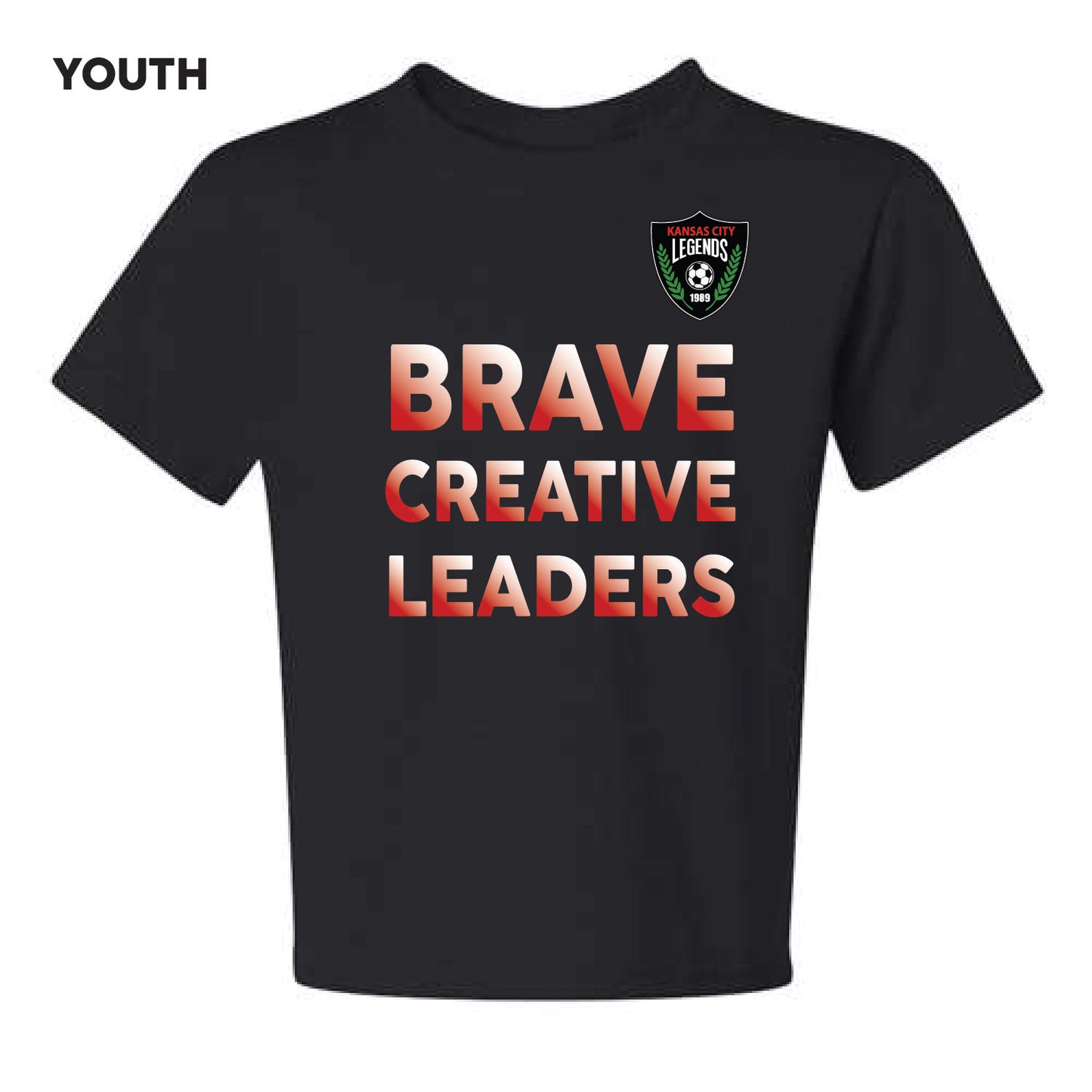 Youth - Brave Creative Leaders Gradient - Casual Tee