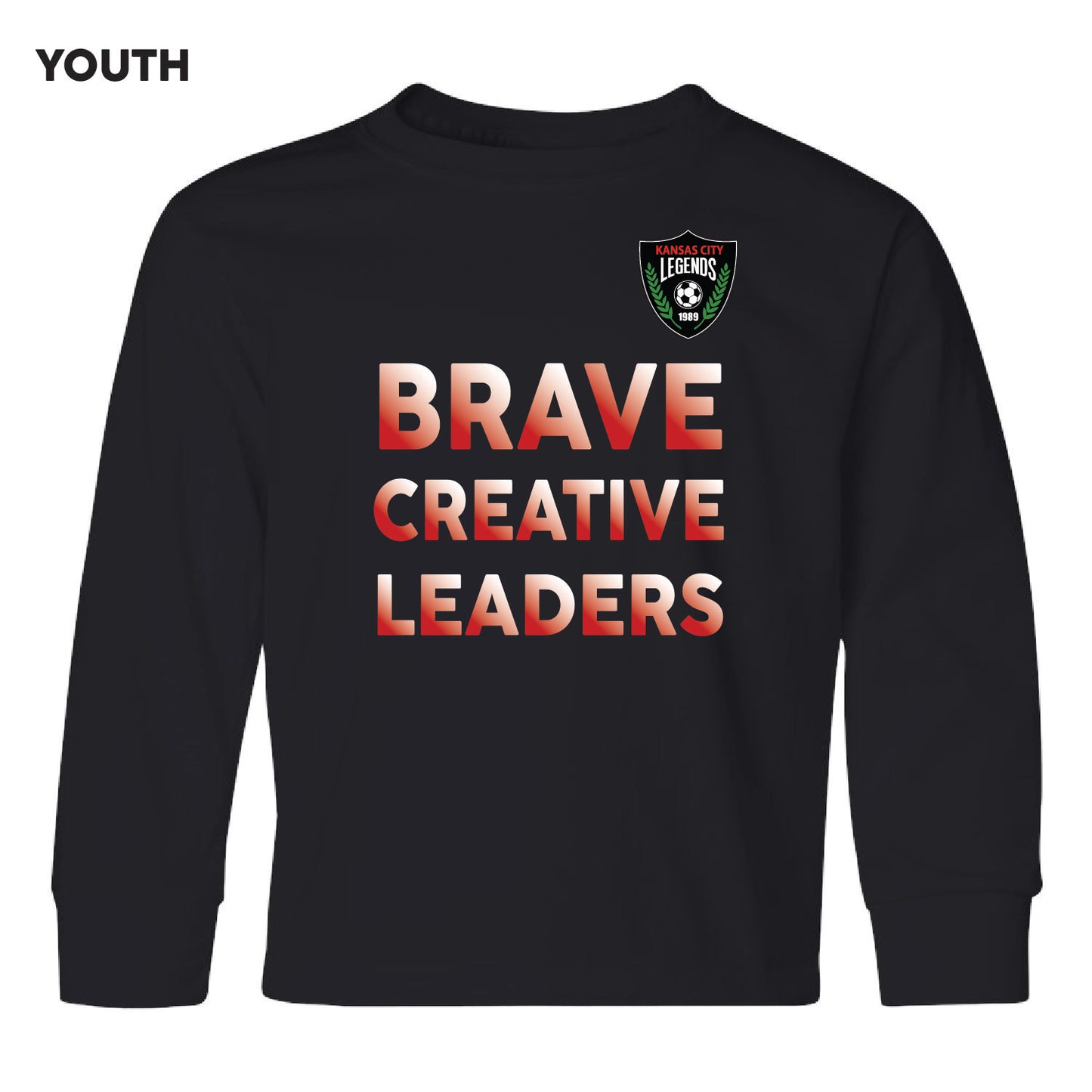 Youth Brave Creative Leaders Gradient - Long Sleeve