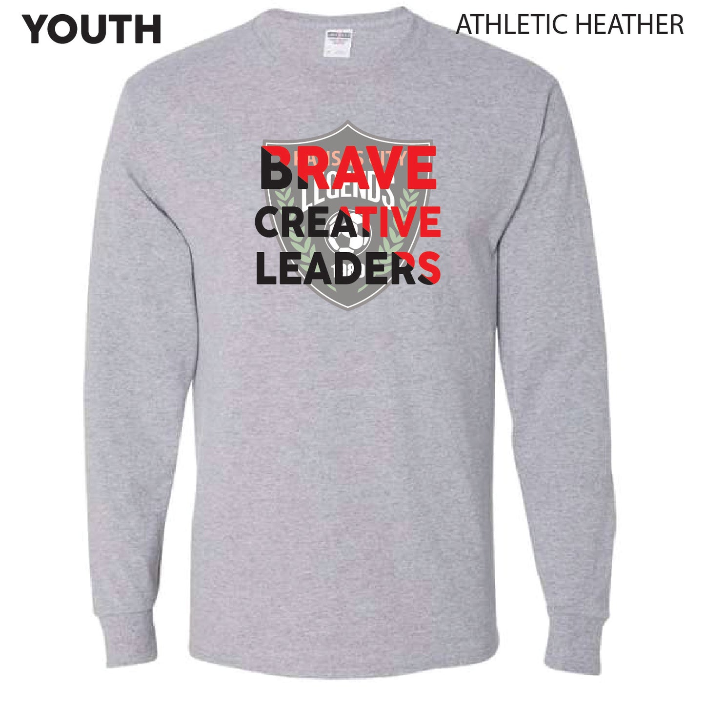 Youth Brave Creative Leaders on Logo - Long Sleeve