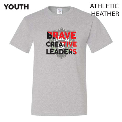 Youth Brave Creative Leaders on Logo - Casual Tee