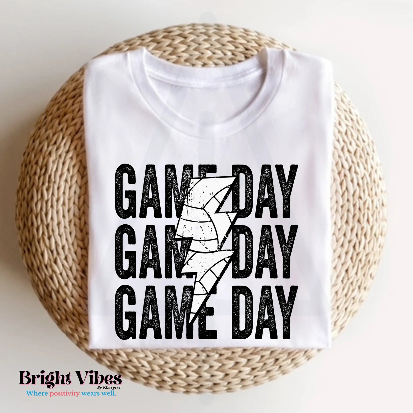 Game Day Volleyball Lightning Bolt