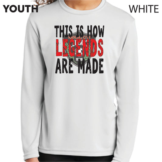 Youth - Distressed This is How Legends Are Made - Performance LS