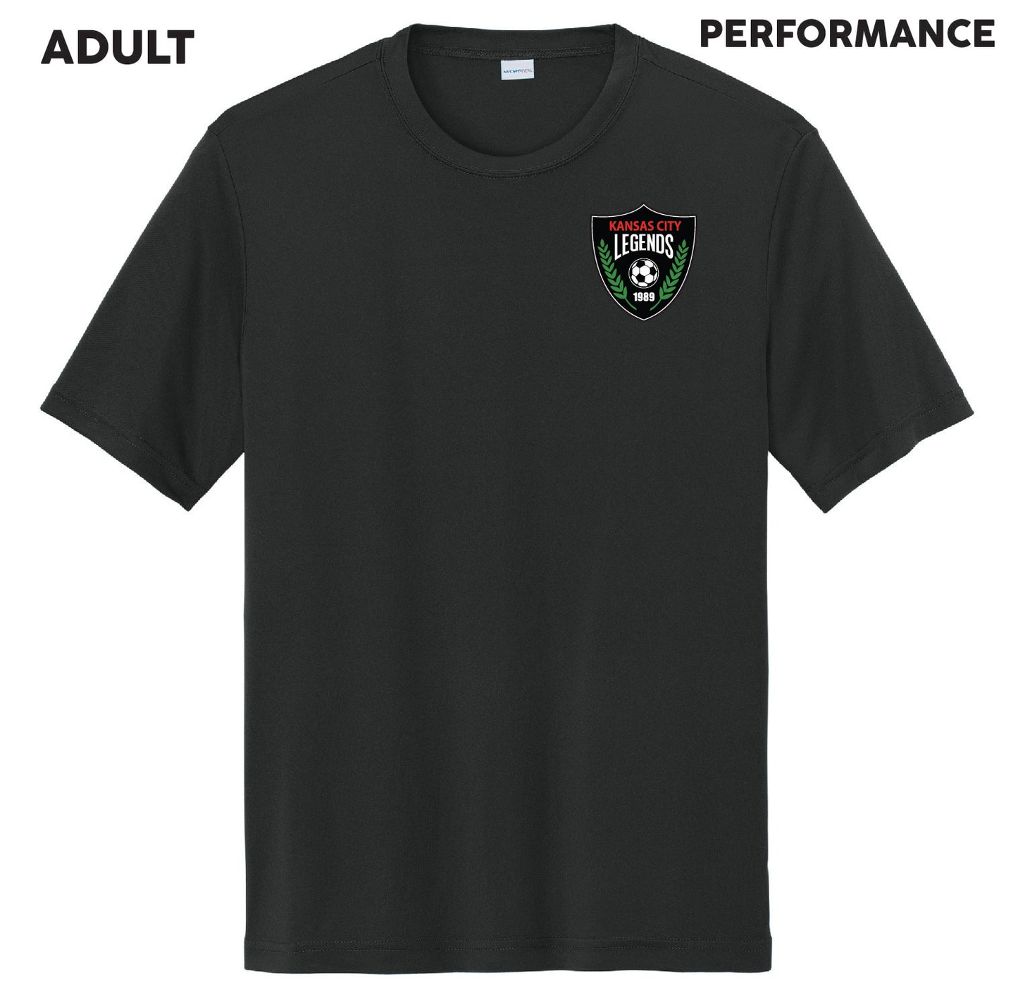 Adult - KC Legends Left Chest Logo - Performance SS