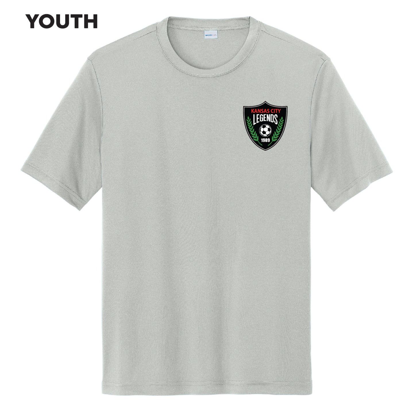 Youth - KC Legends Left Chest Logo - Performance SS