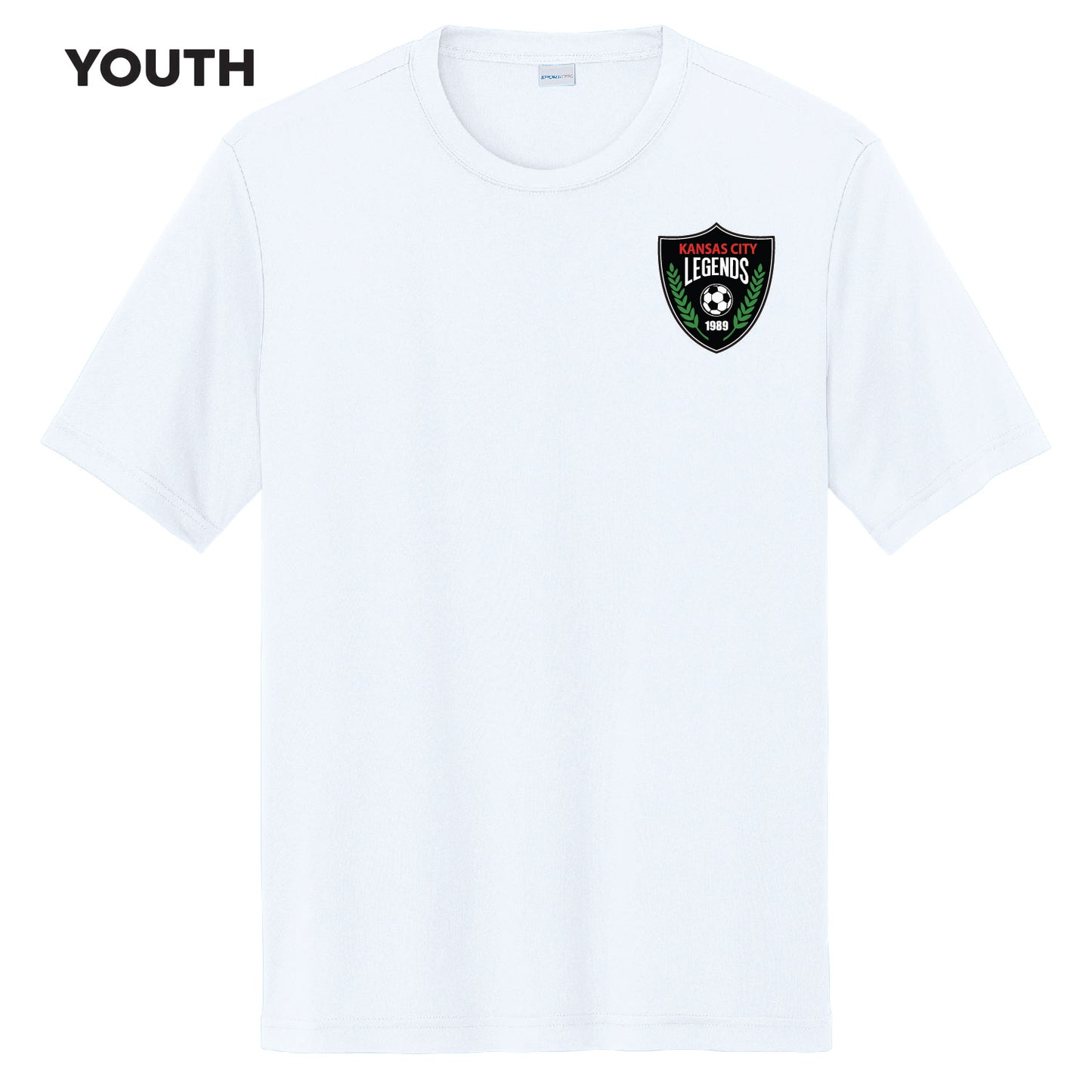 Youth - KC Legends Left Chest Logo - Performance SS